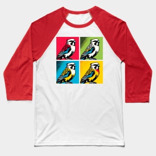 Pop Eastern Rosella Art - Cool Birds Baseball T-Shirt